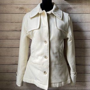 Woolrich Winter White Northampton Wool- Blend Jacket